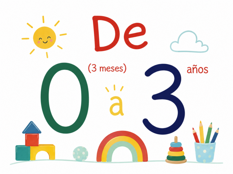 Escuela infantil de 0 a 3 años